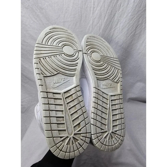 NIKE Jordan 1 high White Pure Platinum High Tops Mens Size 12 554724-108 - Picture 14 of 16